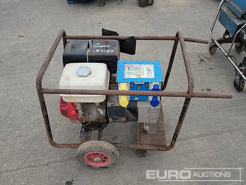 Stephill 5kVA Petrol Generator, Honda Engine - Set gjeneratori: foto 2 Stephill 5kVA Petrol Generator, Honda Engine - Set gjeneratori: foto 2