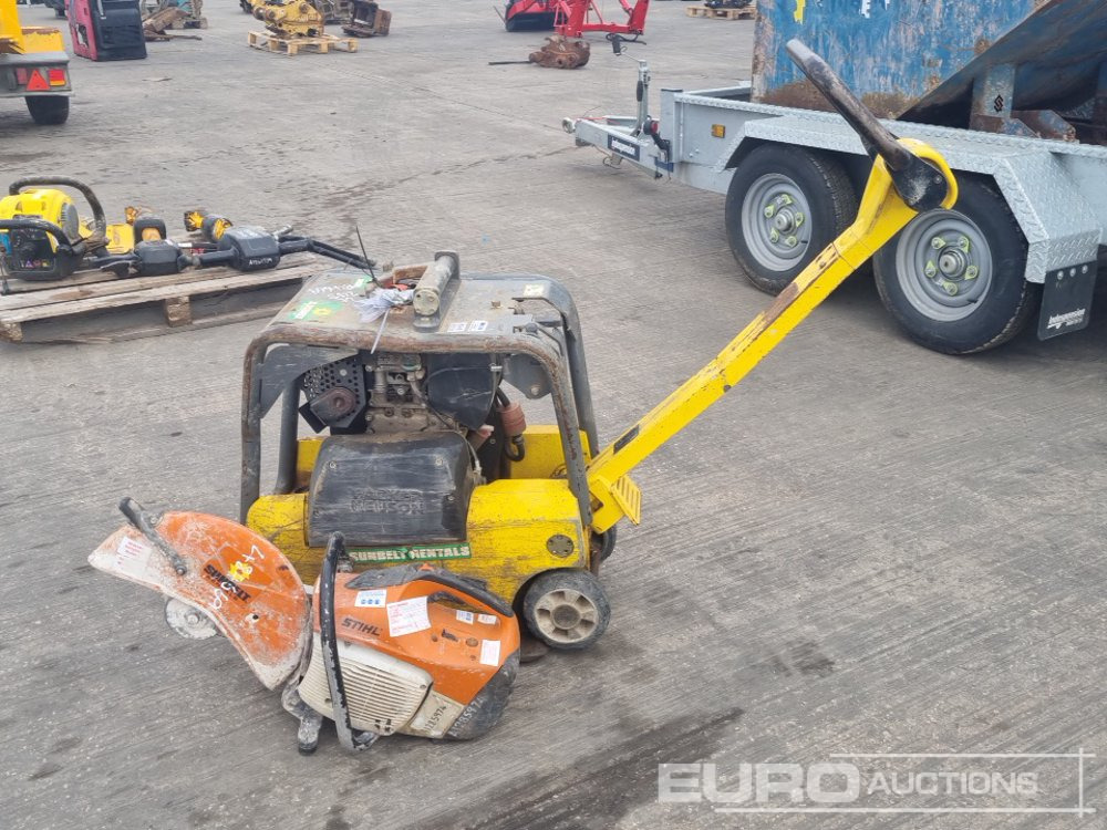 Stihl Petrol Concrete Saw, Wacker Neuson DPU2540H Diesel Compaction Plate - Makineri asfalti: foto 2 Stihl Petrol Concrete Saw, Wacker Neuson DPU2540H Diesel Compaction Plate - Makineri asfalti: foto 2