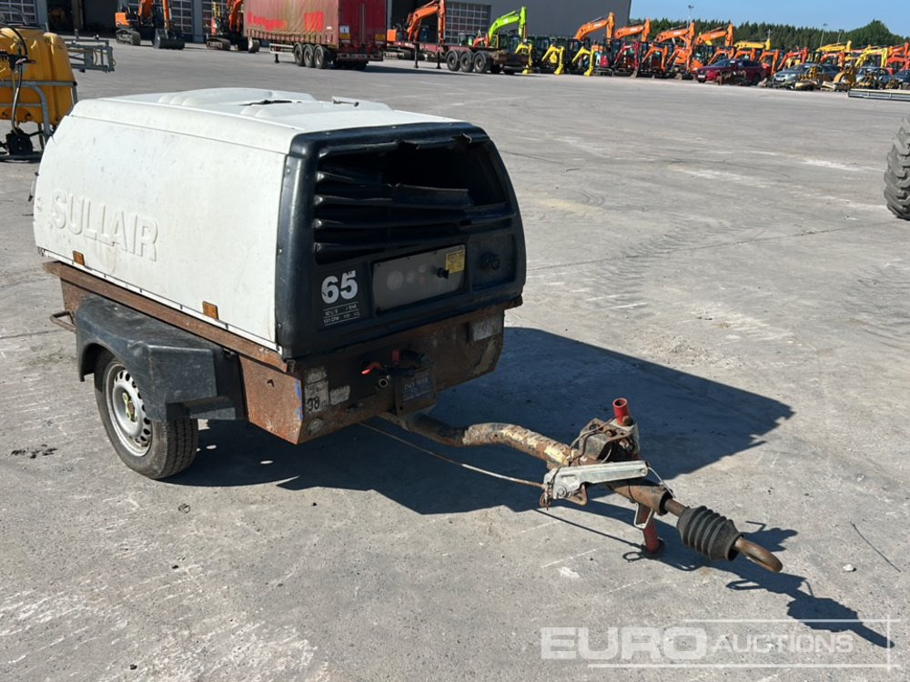 Kompresor ajri Sullair Single Axle Compressor, Kubota Engine: foto 7