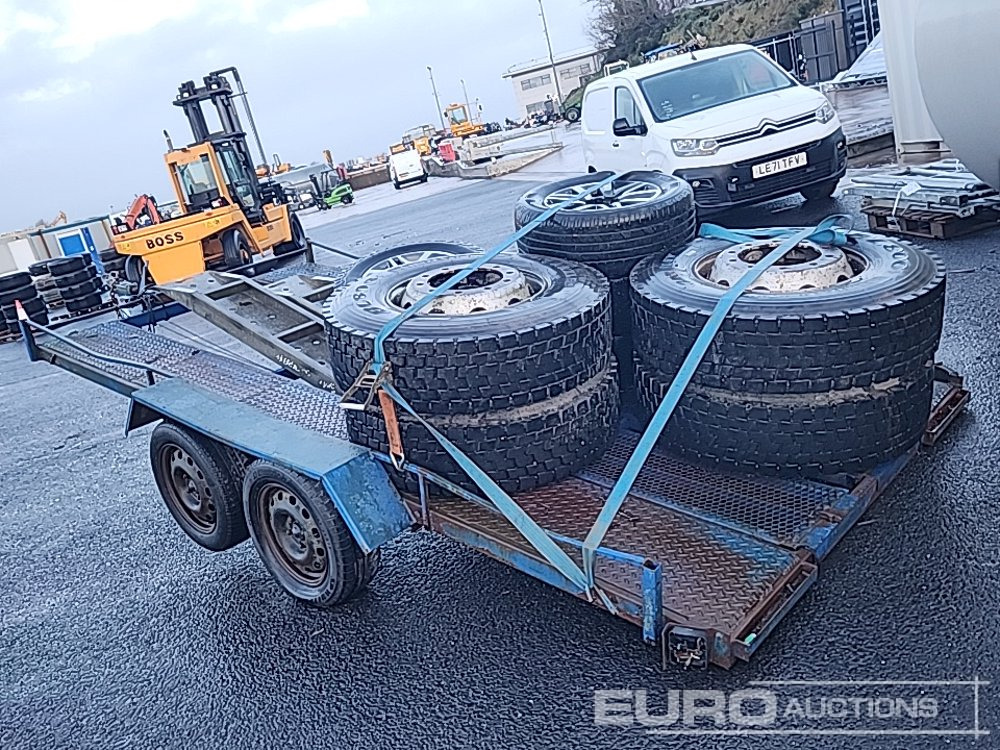 Twin Axle Car Transporter, Rims & Tyres - Rimorkio për makineri ndërtimi: foto 3 Twin Axle Car Transporter, Rims & Tyres - Rimorkio për makineri ndërtimi: foto 3