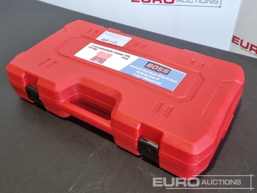 Unused 2025 Boss 1" 17pc Pneumatic Socket Set, 8" Extension Rod - Pajisjet e ofiçinës: foto 3 Unused 2025 Boss 1" 17pc Pneumatic Socket Set, 8" Extension Rod - Pajisjet e ofiçinës: foto 3