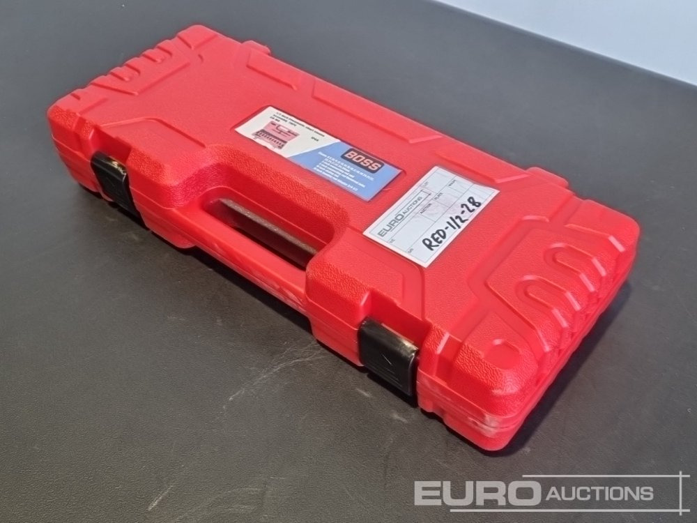 Unused 2025 Boss 1/2" 28pc Pneumatic Short Sleeve Socket Set, 3" Connecting Rod, 5" Connecting Rod Universal Joint, 10" Sliding Rod, 10" Bending Rod Adapter 3/4"-1/2" - Pajisjet e ofiçinës: foto 3 Unused 2025 Boss 1/2" 28pc Pneumatic Short Sleeve Socket Set, 3" Connecting Rod, 5" Connecting Rod Universal Joint, 10" Sliding Rod, 10" Bending Rod Adapter 3/4"-1/2" - Pajisjet e ofiçinës: foto 3
