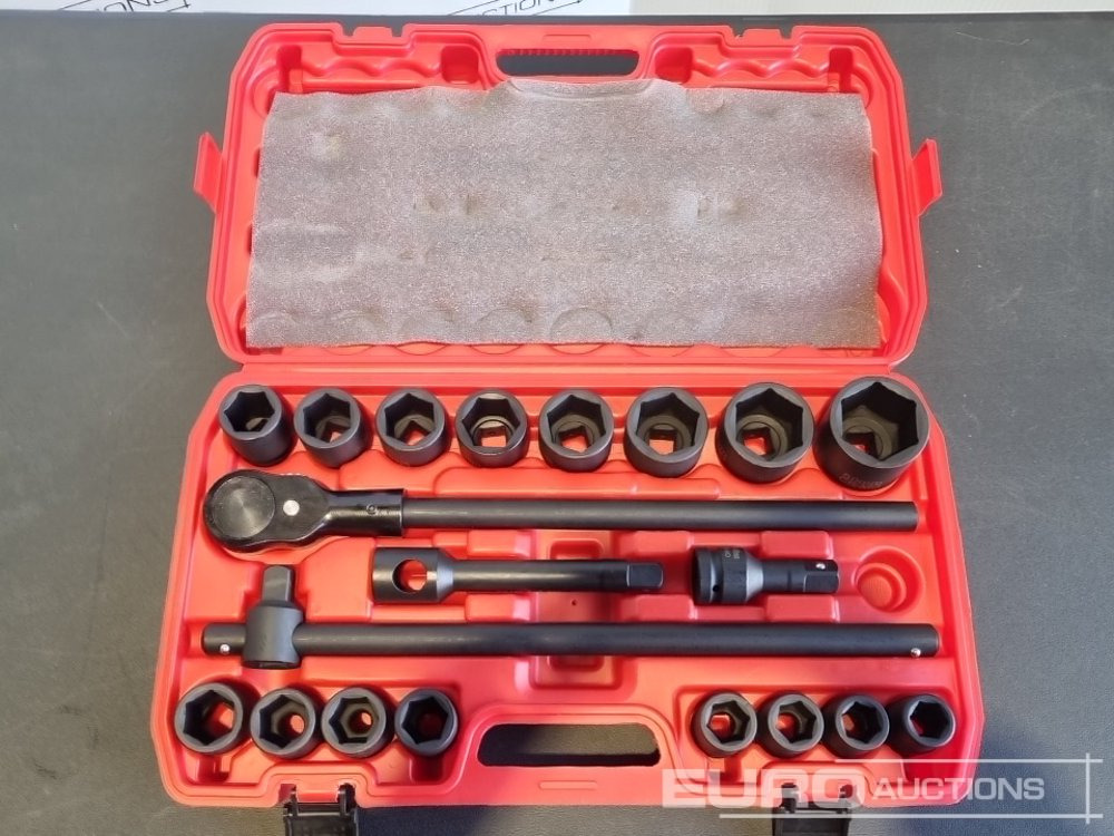 Unused 2025 Boss 3/4" 21pc Heavy Duty Pneumatic Socket Set, 4" Connecting Rod, 8" Connecting Rod, Quick Ratchet Wrench, 20" Sliding Rod - Pajisjet e ofiçinës: foto 4 Unused 2025 Boss 3/4" 21pc Heavy Duty Pneumatic Socket Set, 4" Connecting Rod, 8" Connecting Rod, Quick Ratchet Wrench, 20" Sliding Rod - Pajisjet e ofiçinës: foto 4
