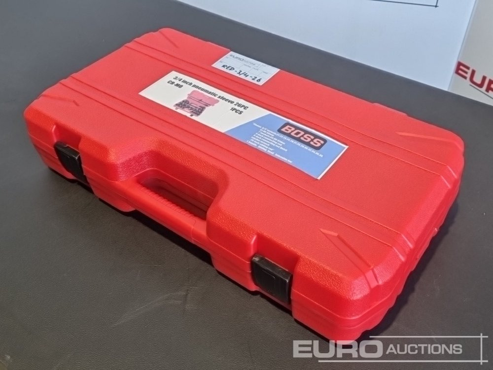 Unused 2025 Boss 3/4" 26pc Heavy Duty Pneumatic Socket Set, 4" Connecting Rod, 8" Connecting Rod Quick Ratchet Wrench, 20" Sliding Road, L Handle Sliding Head Extension Bar - Pajisjet e ofiçinës: foto 3 Unused 2025 Boss 3/4" 26pc Heavy Duty Pneumatic Socket Set, 4" Connecting Rod, 8" Connecting Rod Quick Ratchet Wrench, 20" Sliding Road, L Handle Sliding Head Extension Bar - Pajisjet e ofiçinës: foto 3