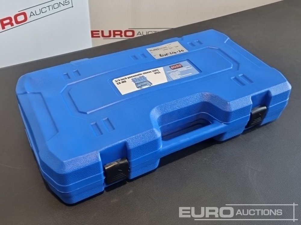 Unused 2025 Boss 3/4" 30pc Heavy Duty Pneumatic Socket Set, 4" Connecting Rod, 8" Connecting Rod, Ratchet Wrench, 20" Sliding Rod, 18" Bending Rod Universal Coupling, Adapter1-3/4" - Pajisjet e ofiçinës: foto 1 Unused 2025 Boss 3/4" 30pc Heavy Duty Pneumatic Socket Set, 4" Connecting Rod, 8" Connecting Rod, Ratchet Wrench, 20" Sliding Rod, 18" Bending Rod Universal Coupling, Adapter1-3/4" - Pajisjet e ofiçinës: foto 1