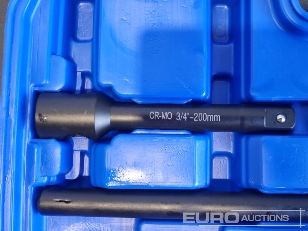 Unused 2025 Boss 3/4" 30pc Heavy Duty Pneumatic Socket Set, 4" Connecting Rod, 8" Connecting Rod, Ratchet Wrench, 20" Sliding Rod, 18" Bending Rod Universal Coupling, Adapter1-3/4" - Pajisjet e ofiçinës: foto 5 Unused 2025 Boss 3/4" 30pc Heavy Duty Pneumatic Socket Set, 4" Connecting Rod, 8" Connecting Rod, Ratchet Wrench, 20" Sliding Rod, 18" Bending Rod Universal Coupling, Adapter1-3/4" - Pajisjet e ofiçinës: foto 5