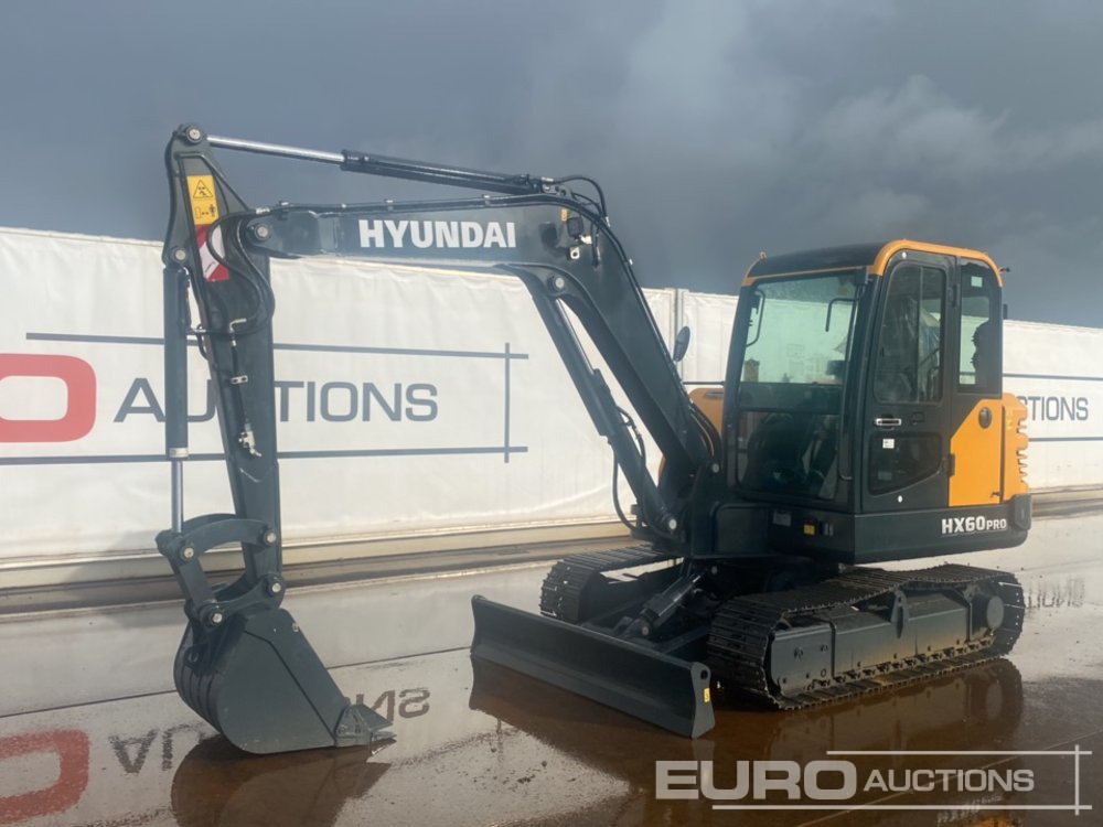 Unused 2025 Hyundai HX60PRO-N - Miniekskavator: foto 1 Unused 2025 Hyundai HX60PRO-N - Miniekskavator: foto 1