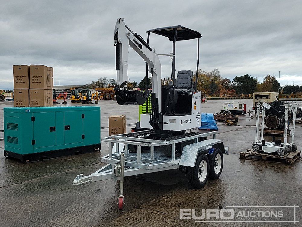 Unused 2025 JPC KV12 - Miniekskavator: foto 1 Unused 2025 JPC KV12 - Miniekskavator: foto 1