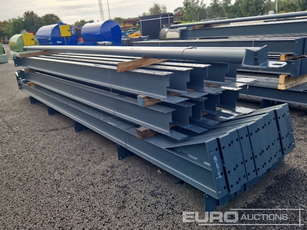 Unused 80' x 50' x 16.5' Steel Frame Building, 12.5 Roof Pitch, Purlin Cleats, Roof Bracing - Kontejner ndërtimi: foto 4 Unused 80' x 50' x 16.5' Steel Frame Building, 12.5 Roof Pitch, Purlin Cleats, Roof Bracing - Kontejner ndërtimi: foto 4