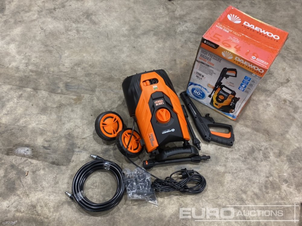 Unused Daewoo DAX100-1200W 230 Volt Pressure Washer (2 of) - Pompë lavazhi: foto 1 Unused Daewoo DAX100-1200W 230 Volt Pressure Washer (2 of) - Pompë lavazhi: foto 1