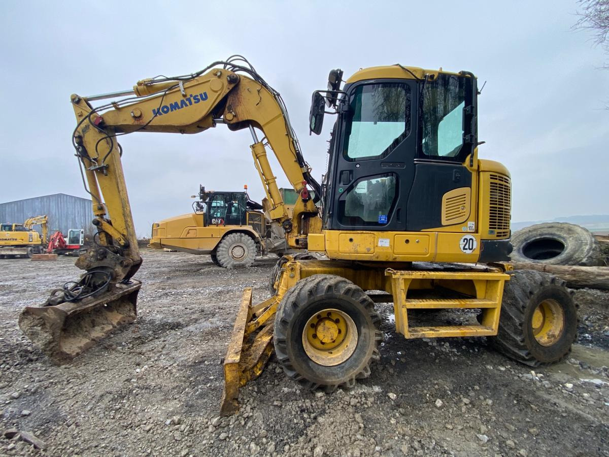 Komatsu PW118MR-8 - Ekskavator me goma: foto 1 Komatsu PW118MR-8 - Ekskavator me goma: foto 1