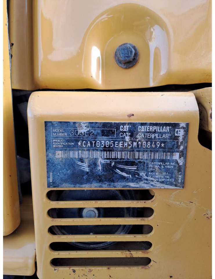CAT 305E2 - Ekskavator me zinxhirë: foto 5 CAT 305E2 - Ekskavator me zinxhirë: foto 5