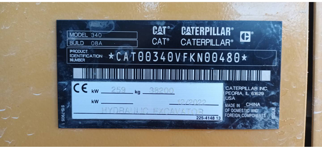 Lizingu i CAT 340-08 CAT 340-08: foto 6