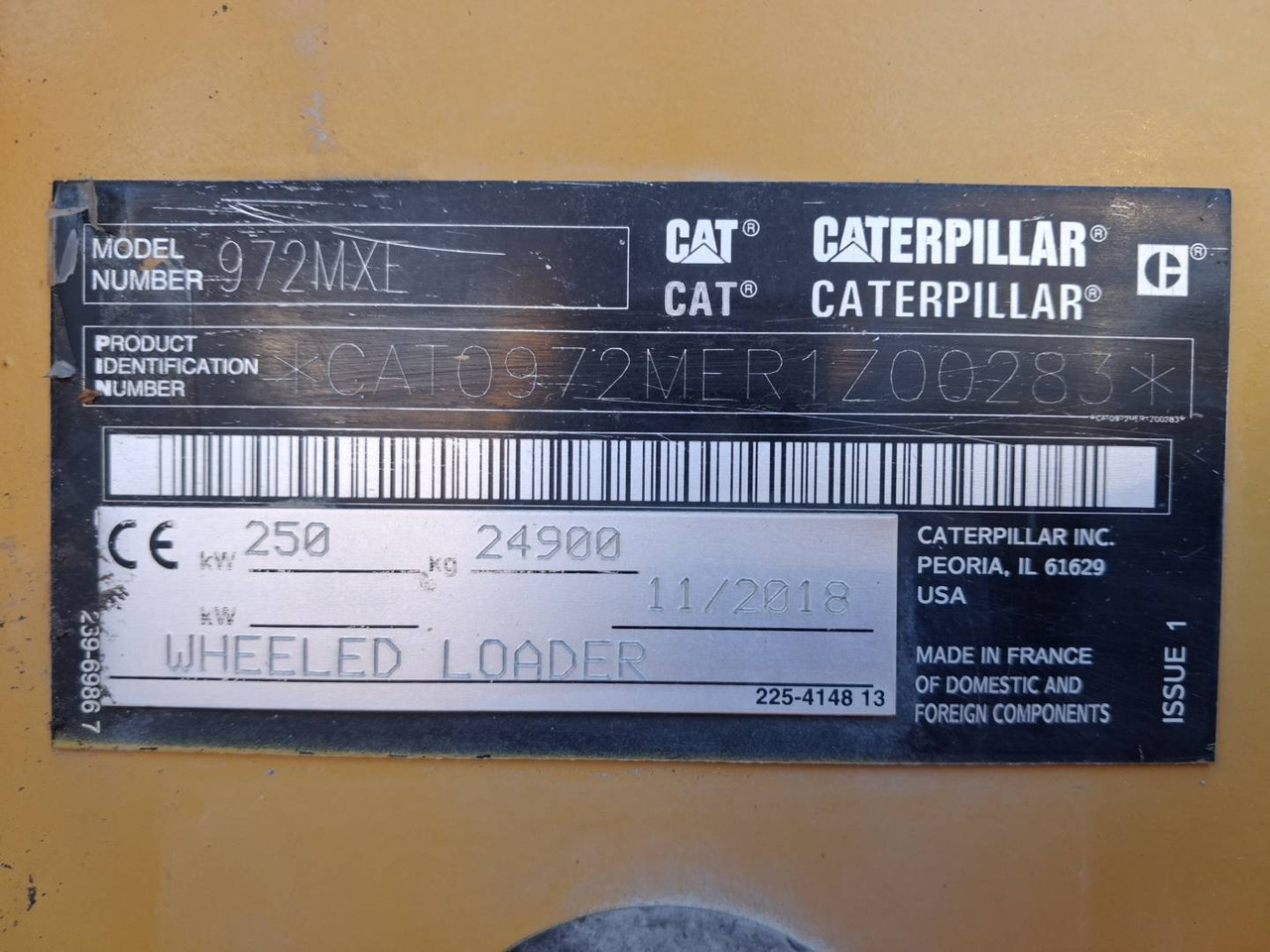 CAT 972M XE - Fadrom me goma: foto 5 CAT 972M XE - Fadrom me goma: foto 5