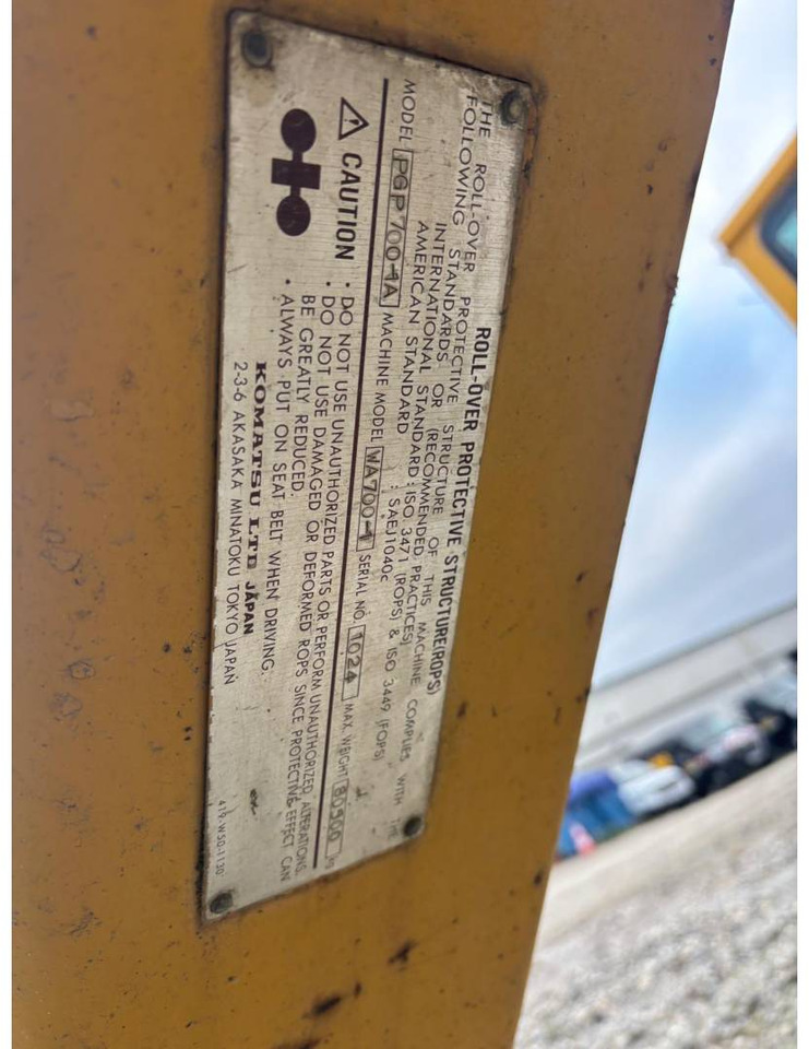 Fadrom me goma KOMATSU WA700: foto 20 Fadrom me goma KOMATSU WA700: foto 20