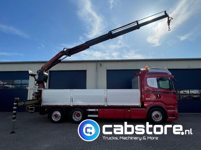 Scania R520 LB6X2*4HNB Euro 6 - Bouwjaar 2013 - Highline - Opticruise - Open box + Palfinger PK 24001-K B Autolaadkraan - Good condition ! - Kamion me karroceri të hapur, Kamion me vinç: foto 3 Scania R520 LB6X2*4HNB Euro 6 - Bouwjaar 2013 - Highline - Opticruise - Open box + Palfinger PK 24001-K B Autolaadkraan - Good condition ! - Kamion me karroceri të hapur, Kamion me vinç: foto 3
