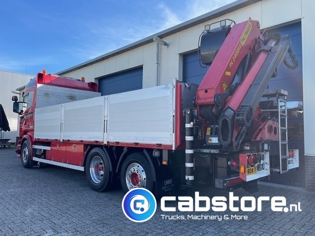 Scania R520 LB6X2*4HNB Euro 6 - Bouwjaar 2013 - Highline - Opticruise - Open box + Palfinger PK 24001-K B Autolaadkraan - Good condition ! - Kamion me vinç: foto 5 Scania R520 LB6X2*4HNB Euro 6 - Bouwjaar 2013 - Highline - Opticruise - Open box + Palfinger PK 24001-K B Autolaadkraan - Good condition ! - Kamion me vinç: foto 5