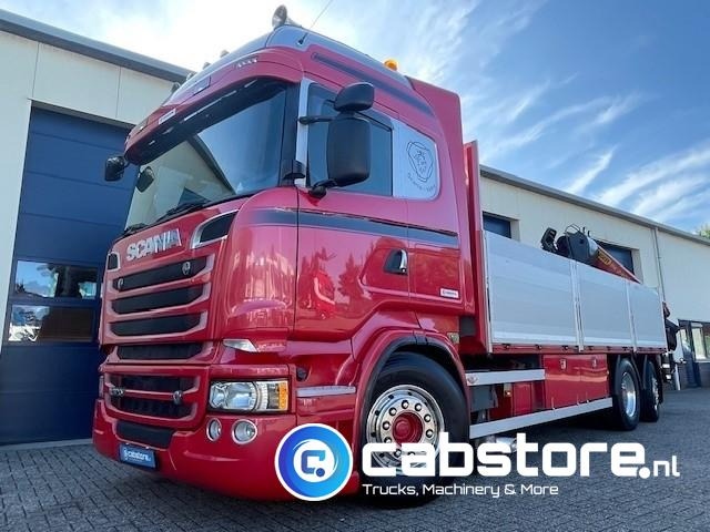 Scania R520 LB6X2*4HNB Euro 6 - Bouwjaar 2013 - Highline - Opticruise - Open box + Palfinger PK 24001-K B Autolaadkraan - Good condition ! - Kamion me karroceri të hapur, Kamion me vinç: foto 1 Scania R520 LB6X2*4HNB Euro 6 - Bouwjaar 2013 - Highline - Opticruise - Open box + Palfinger PK 24001-K B Autolaadkraan - Good condition ! - Kamion me karroceri të hapur, Kamion me vinç: foto 1