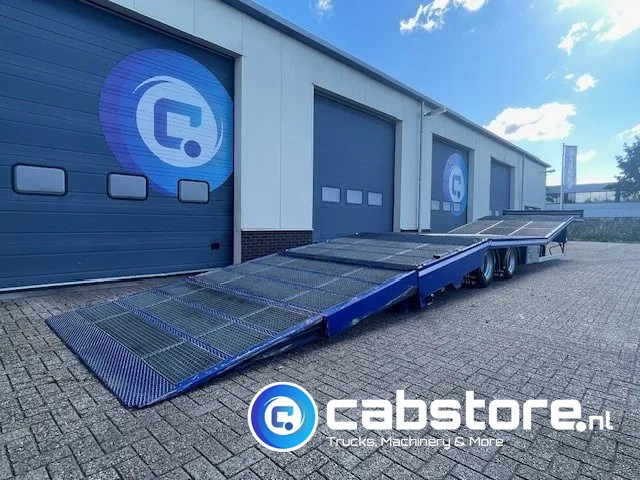 TURBO'S HOET SC22AA 2-assige oprij trailer Machine transporter - Uitschuif ramp !! - Year 2017 - Good condition - - Gjysmë rimorkio autotransportuese: foto 4 TURBO'S HOET SC22AA 2-assige oprij trailer Machine transporter - Uitschuif ramp !! - Year 2017 - Good condition - - Gjysmë rimorkio autotransportuese: foto 4