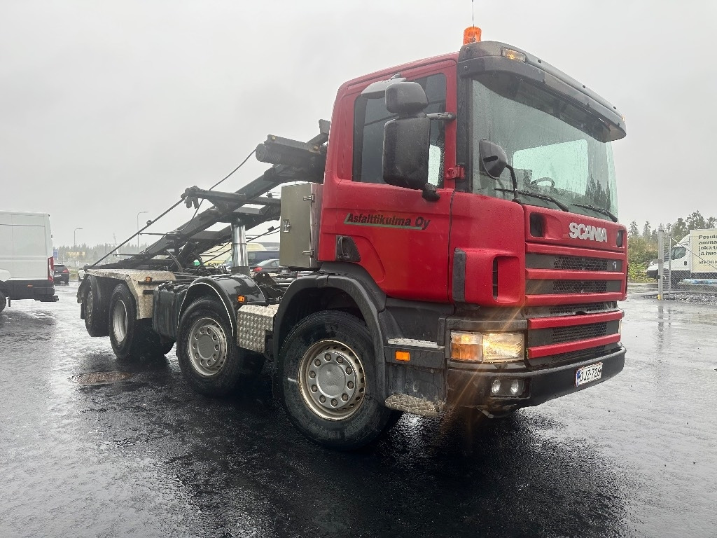 Scania P114 8x2*6 - Fadromë ngarkuese: foto 2 Scania P114 8x2*6 - Fadromë ngarkuese: foto 2