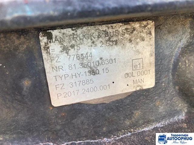 MAN HY1350 – 2.53 – MAN 81.35010-6301 - Ingranazhi i diferencialit për Kamioni: foto 3 MAN HY1350 – 2.53 – MAN 81.35010-6301 - Ingranazhi i diferencialit për Kamioni: foto 3