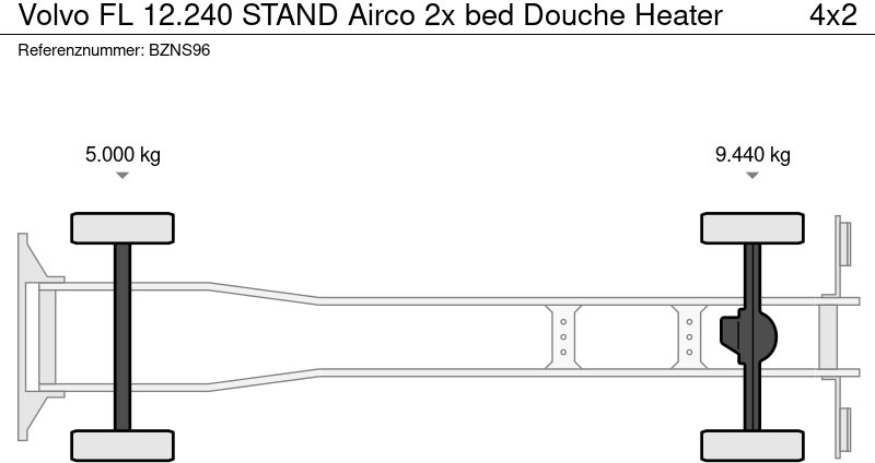 Lizingu i Volvo FL 12.240 STAND Airco 2x bed Douche Heater Volvo FL 12.240 STAND Airco 2x bed Douche Heater: foto 15 Lizingu i Volvo FL 12.240 STAND Airco 2x bed Douche Heater Volvo FL 12.240 STAND Airco 2x bed Douche Heater: foto 15