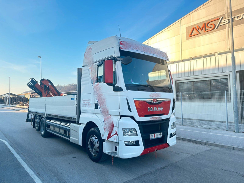MAN TGX 26.440 - Kamion me karroceri të hapur, Kamion me vinç: foto 1 MAN TGX 26.440 - Kamion me karroceri të hapur, Kamion me vinç: foto 1