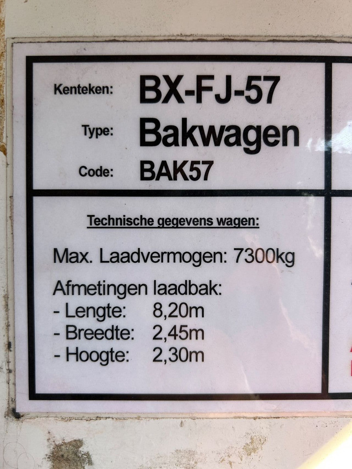 DAF LF 55 LF55-180 8.20mtr Box Turbo defect - Kamion vagonetë: foto 5 DAF LF 55 LF55-180 8.20mtr Box Turbo defect - Kamion vagonetë: foto 5