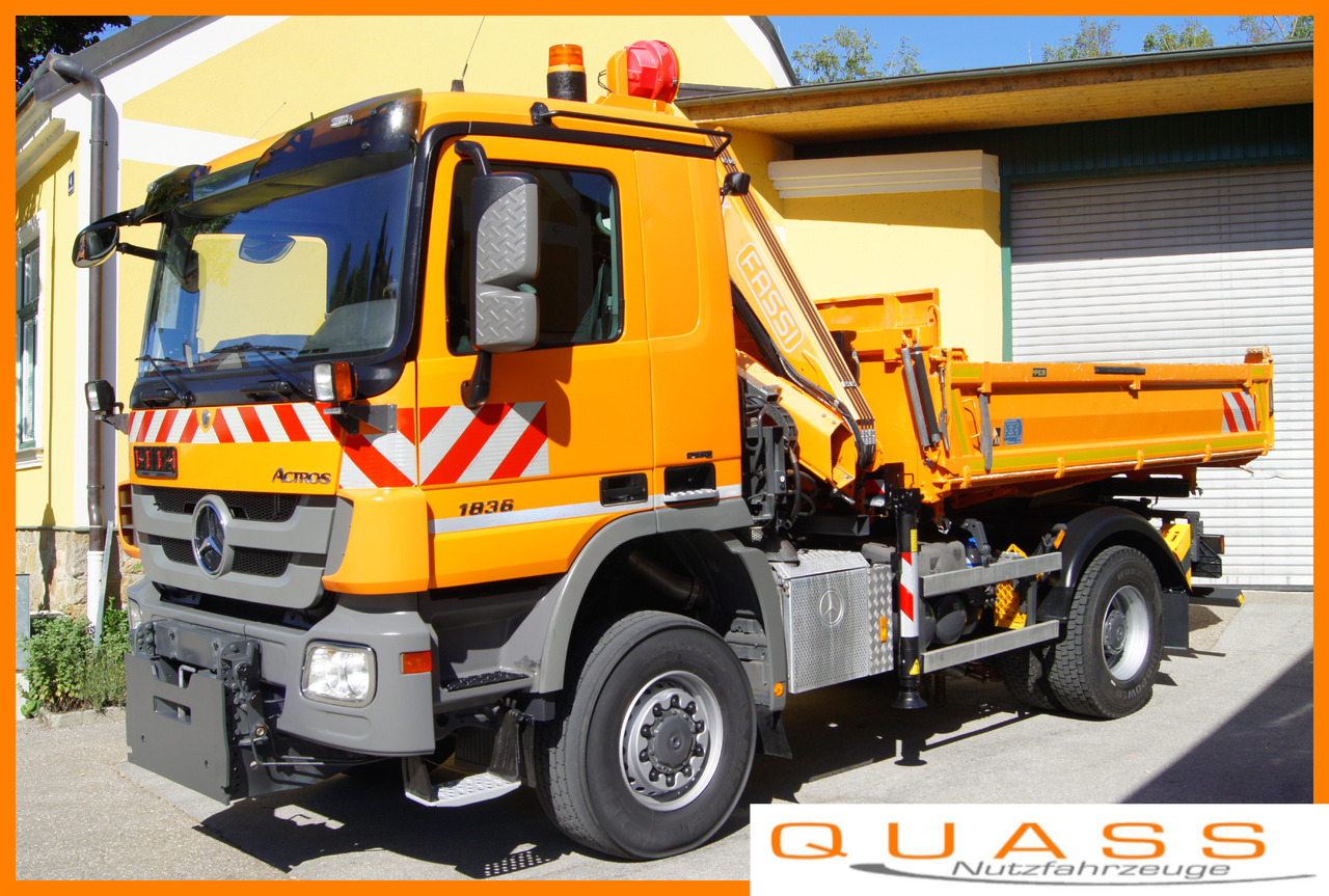 MERCEDES-BENZ ACTROS 1836 /4x4/TÜV/FASSI 110/MEILLER/Winterdienst/Wechselsystem - Makinë për heqjen e borës: foto 1 MERCEDES-BENZ ACTROS 1836 /4x4/TÜV/FASSI 110/MEILLER/Winterdienst/Wechselsystem - Makinë për heqjen e borës: foto 1