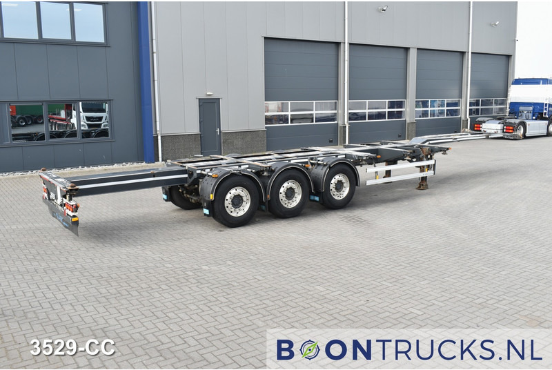 D-Tec PORTMASTER | 2x20-30-40-45ft HC * STEERING AXLE * SAF / DISC * 2x EXTENDABLE - Transportjer kontejnerësh/ Gjysmë rimorkio me karroceri të çmontueshme: foto 2 D-Tec PORTMASTER | 2x20-30-40-45ft HC * STEERING AXLE * SAF / DISC * 2x EXTENDABLE - Transportjer kontejnerësh/ Gjysmë rimorkio me karroceri të çmontueshme: foto 2