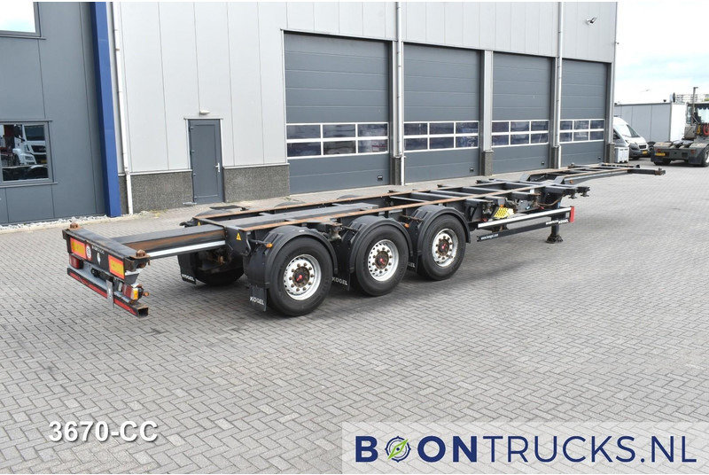 Kögel PORT 40 SIMPLEX 20 | 2x20-30-40ft HC * LIFT AXLE * SAF / DISC * EXTENDABLE REAR * MOT 02-2026 - Transportjer kontejnerësh/ Gjysmë rimorkio me karroceri të çmontueshme: foto 2 Kögel PORT 40 SIMPLEX 20 | 2x20-30-40ft HC * LIFT AXLE * SAF / DISC * EXTENDABLE REAR * MOT 02-2026 - Transportjer kontejnerësh/ Gjysmë rimorkio me karroceri të çmontueshme: foto 2