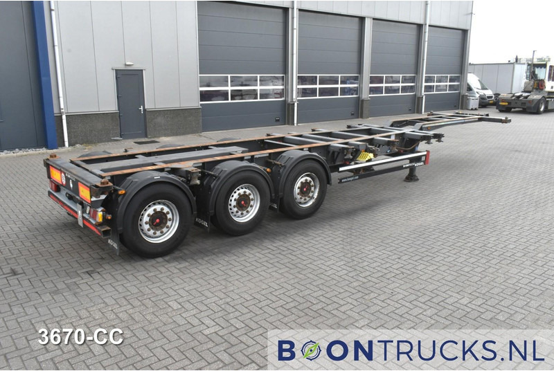 Kögel PORT 40 SIMPLEX 20 | 2x20-30-40ft HC * LIFT AXLE * SAF / DISC * EXTENDABLE REAR * MOT 02-2026 - Transportjer kontejnerësh/ Gjysmë rimorkio me karroceri të çmontueshme: foto 1 Kögel PORT 40 SIMPLEX 20 | 2x20-30-40ft HC * LIFT AXLE * SAF / DISC * EXTENDABLE REAR * MOT 02-2026 - Transportjer kontejnerësh/ Gjysmë rimorkio me karroceri të çmontueshme: foto 1