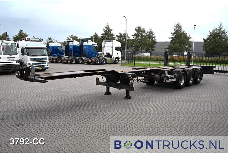 Pacton T3-010 2x20-30-40-45ft HC * 2x EXTENDABLE * 1x LIFT AXLE * NL TRAILER - Transportjer kontejnerësh/ Gjysmë rimorkio me karroceri të çmontueshme: foto 5 Pacton T3-010 2x20-30-40-45ft HC * 2x EXTENDABLE * 1x LIFT AXLE * NL TRAILER - Transportjer kontejnerësh/ Gjysmë rimorkio me karroceri të çmontueshme: foto 5