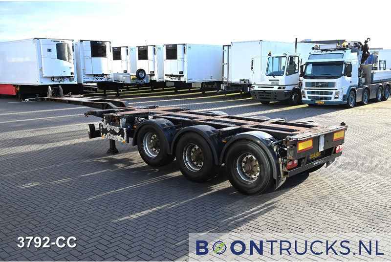 Pacton T3-010 2x20-30-40-45ft HC * 2x EXTENDABLE * 1x LIFT AXLE * NL TRAILER - Transportjer kontejnerësh/ Gjysmë rimorkio me karroceri të çmontueshme: foto 3 Pacton T3-010 2x20-30-40-45ft HC * 2x EXTENDABLE * 1x LIFT AXLE * NL TRAILER - Transportjer kontejnerësh/ Gjysmë rimorkio me karroceri të çmontueshme: foto 3