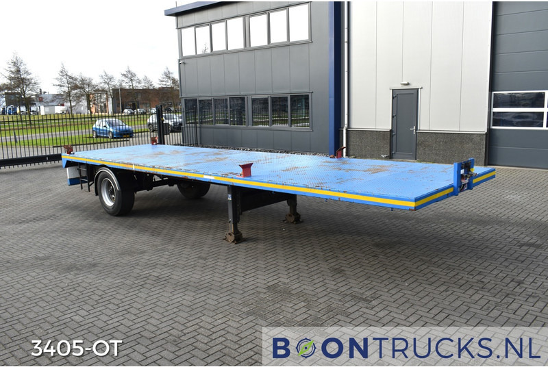 Schmitz Cargobull SKO 10 PLATTE BAK | TWISTLOCKS 20ft * L 900 cm * KENTEKEN LANGZAAM VERKEER - Gjysmë rimorkio e hapur/ Platformë: foto 4 Schmitz Cargobull SKO 10 PLATTE BAK | TWISTLOCKS 20ft * L 900 cm * KENTEKEN LANGZAAM VERKEER - Gjysmë rimorkio e hapur/ Platformë: foto 4
