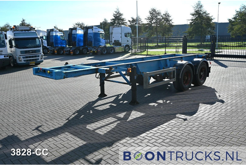 Schweriner Nutzfahrzeuge CS 20 CHASSIS | 20ft * STEEL SUSPENSION * BPW/DRUM * 9x AVAILABLE - Transportjer kontejnerësh/ Gjysmë rimorkio me karroceri të çmontueshme: foto 4 Schweriner Nutzfahrzeuge CS 20 CHASSIS | 20ft * STEEL SUSPENSION * BPW/DRUM * 9x AVAILABLE - Transportjer kontejnerësh/ Gjysmë rimorkio me karroceri të çmontueshme: foto 4