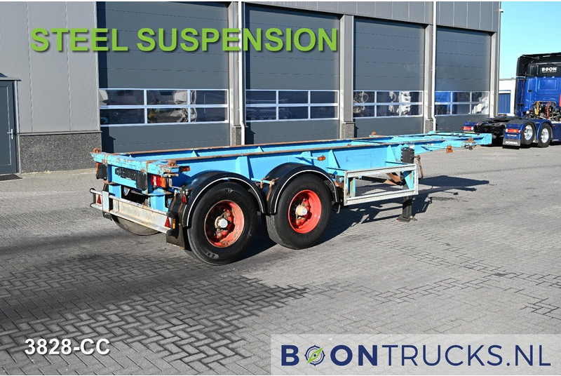 Schweriner Nutzfahrzeuge CS 20 CHASSIS | 20ft * STEEL SUSPENSION * BPW/DRUM * 9x AVAILABLE - Transportjer kontejnerësh/ Gjysmë rimorkio me karroceri të çmontueshme: foto 1 Schweriner Nutzfahrzeuge CS 20 CHASSIS | 20ft * STEEL SUSPENSION * BPW/DRUM * 9x AVAILABLE - Transportjer kontejnerësh/ Gjysmë rimorkio me karroceri të çmontueshme: foto 1