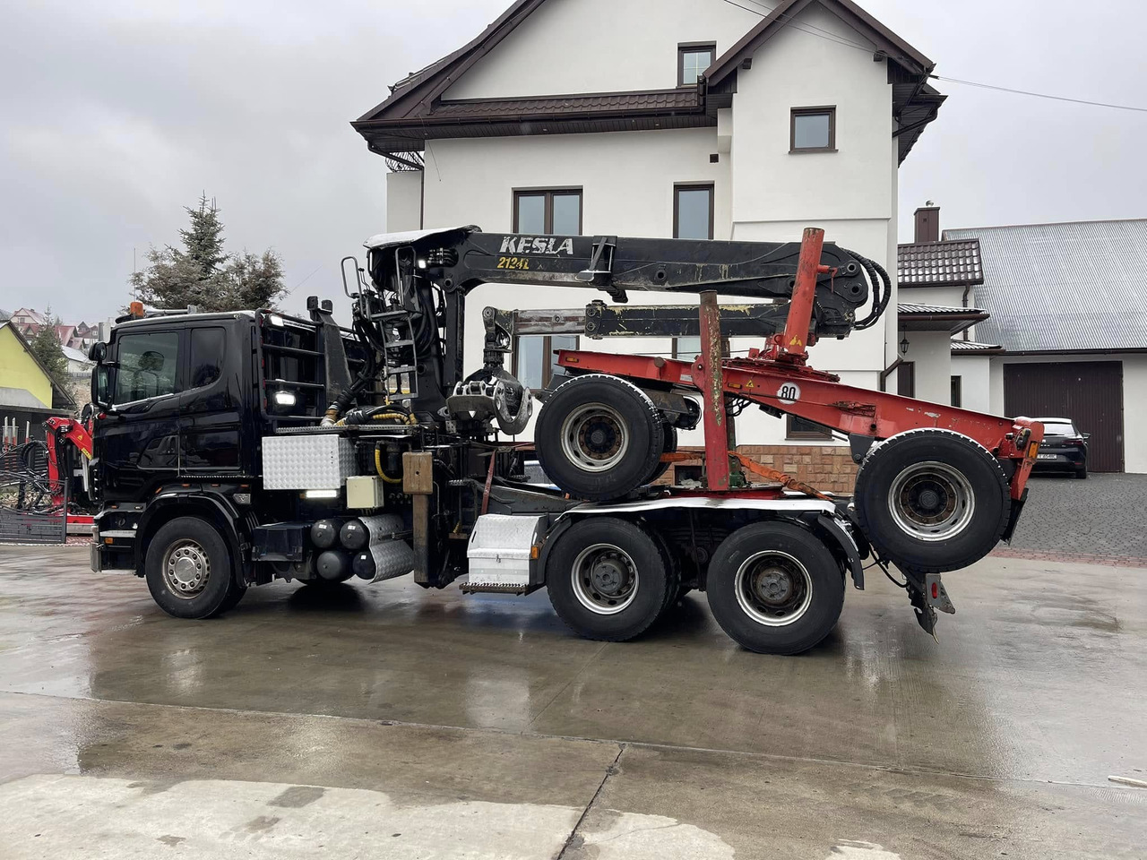 Kamion për transport druri SCANIA R620 V8: foto 7