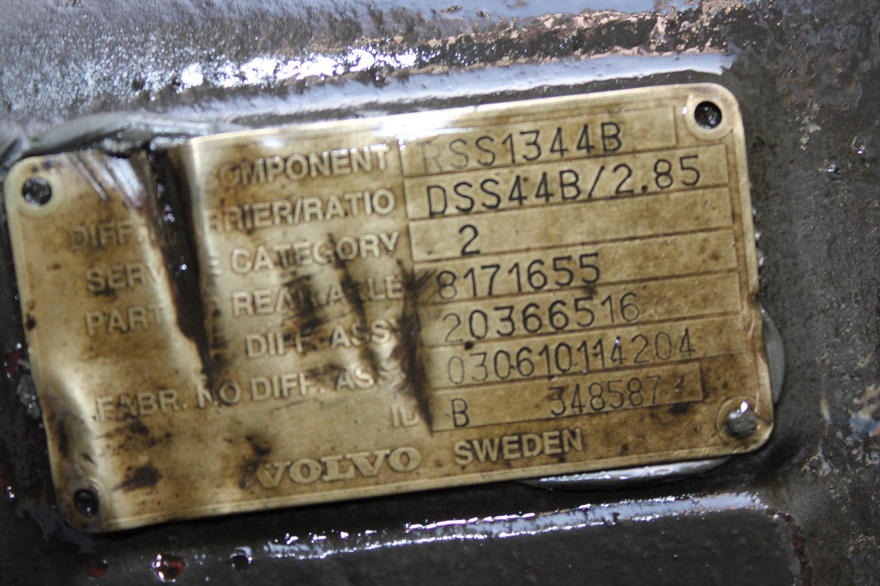 DIFERENTIAL VOLVO RSS1344B R=2,85 20366516 - Ingranazhi i diferencialit për Kamioni: foto 3 DIFERENTIAL VOLVO RSS1344B R=2,85 20366516 - Ingranazhi i diferencialit për Kamioni: foto 3