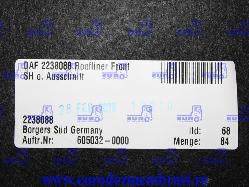 ELEMENT INTERIOR CABINA DAF XF XG 2238088, 2158322 - Kabina dhe interier për Kamioni: foto 3 ELEMENT INTERIOR CABINA DAF XF XG 2238088, 2158322 - Kabina dhe interier për Kamioni: foto 3