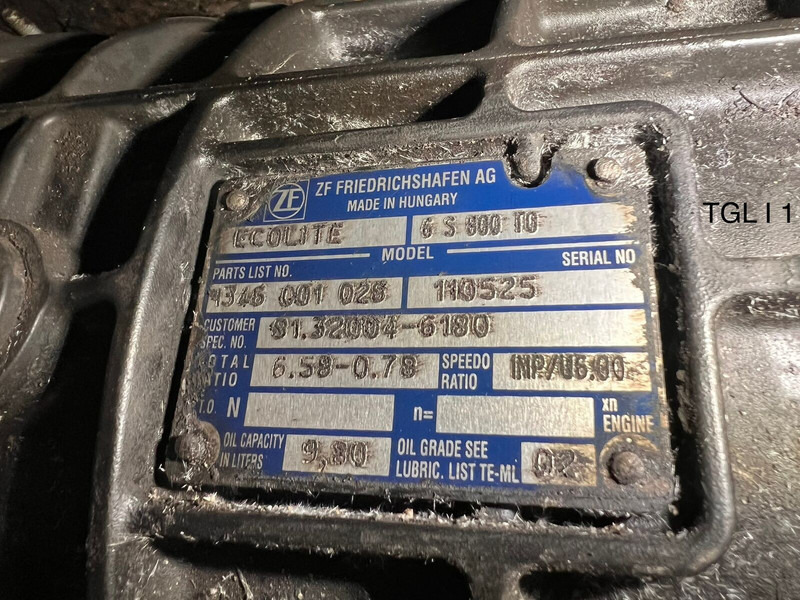 MAN ZF ECOLITE 6S 800 TO - Kutia e marsheve: foto 5 MAN ZF ECOLITE 6S 800 TO - Kutia e marsheve: foto 5