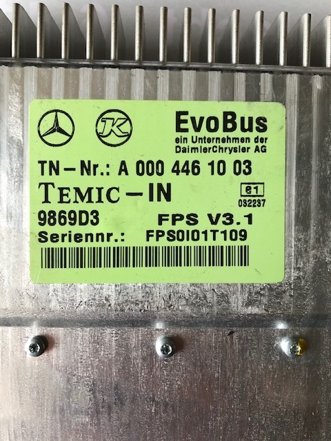 MERCEDES-BENZ Temic - ECU për Autobus qyteti: foto 1 MERCEDES-BENZ Temic - ECU për Autobus qyteti: foto 1