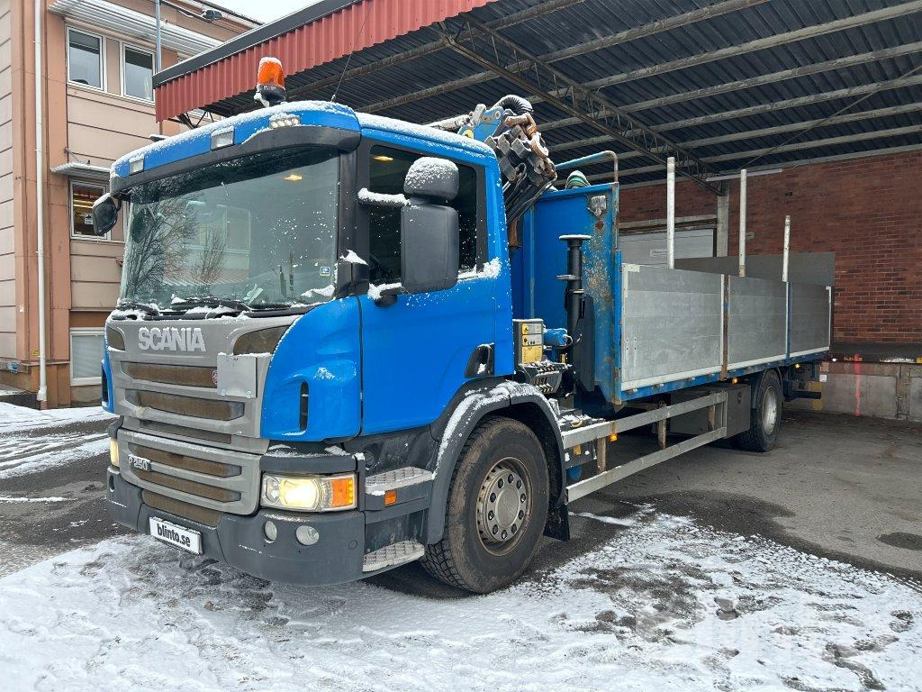 Brädgårdsbil / SCANIA P250 - Kamion me karroceri të hapur, Kamion me vinç: foto 1 Brädgårdsbil / SCANIA P250 - Kamion me karroceri të hapur, Kamion me vinç: foto 1