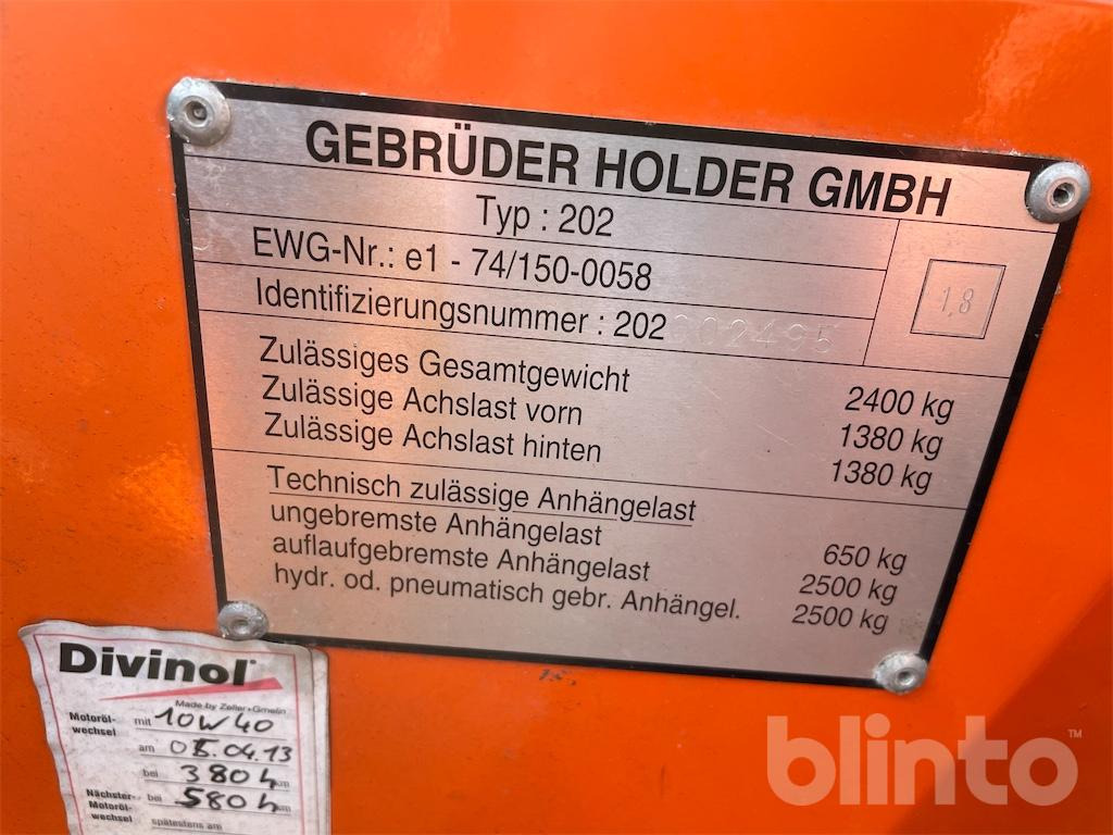 Holder 202 (2007) - Makinë për heqjen e borës: foto 5 Holder 202 (2007) - Makinë për heqjen e borës: foto 5