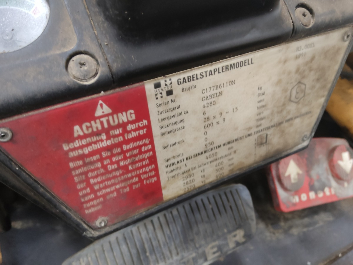 Hyster H3.00XL - Pirun më naftë: foto 5 Hyster H3.00XL - Pirun më naftë: foto 5