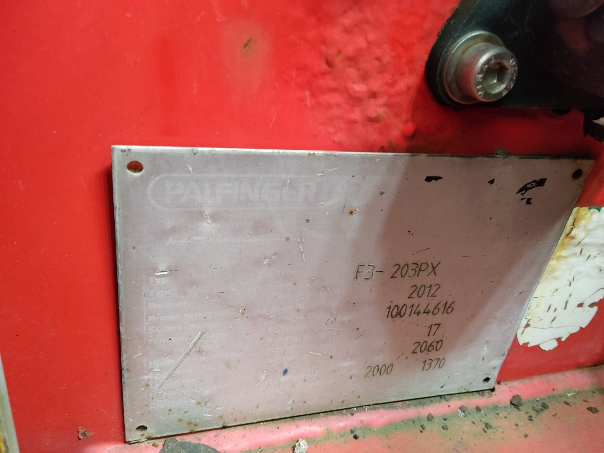 Palfinger PALFINGERF3-203PX - Pirun më naftë: foto 5 Palfinger PALFINGERF3-203PX - Pirun më naftë: foto 5
