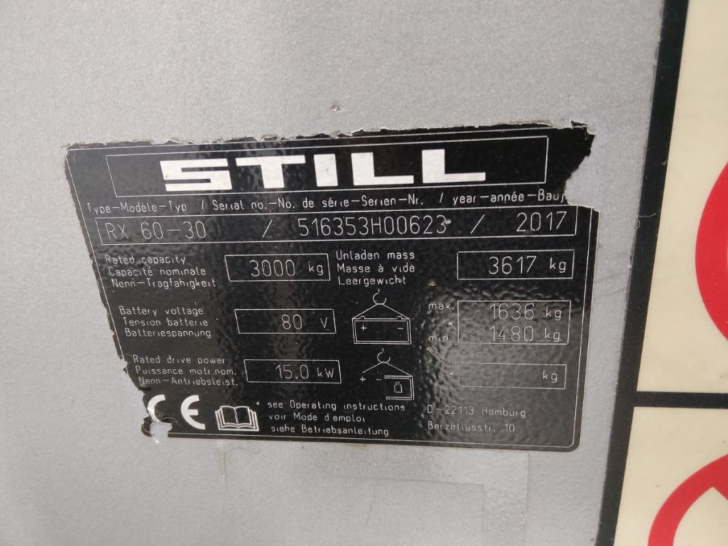 STILL RX60-30 - Pirun elektrik: foto 5 STILL RX60-30 - Pirun elektrik: foto 5