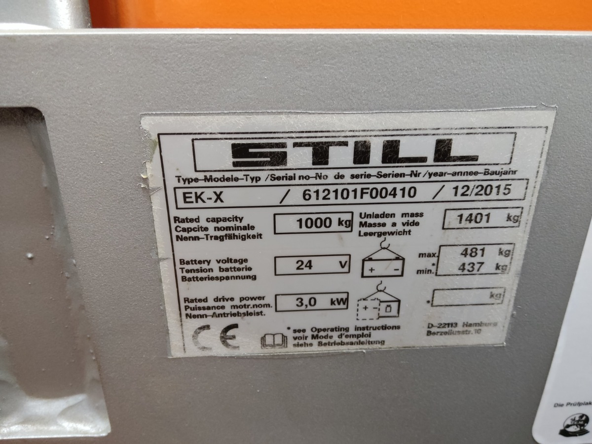 Still EK-X24/900MM - Pirun seleksionues: foto 5 Still EK-X24/900MM - Pirun seleksionues: foto 5