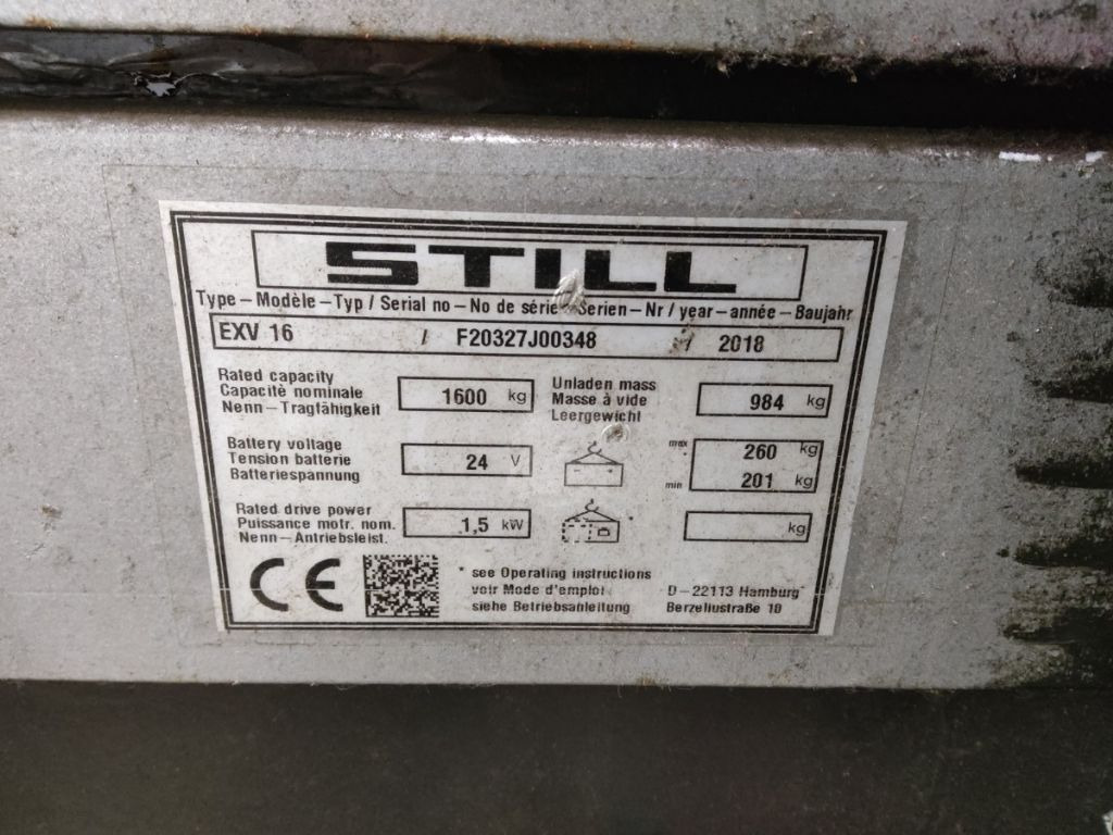 Still EXV16 - Stivosës: foto 5 Still EXV16 - Stivosës: foto 5