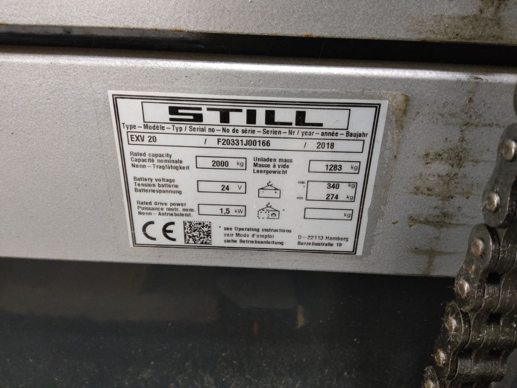 Still EXV20 - Stivosës: foto 5 Still EXV20 - Stivosës: foto 5